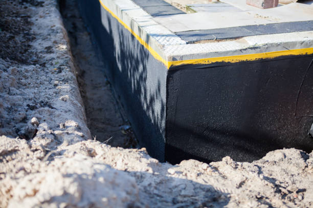 Professional Exterior Waterproofing technician working in Brentwood, PA